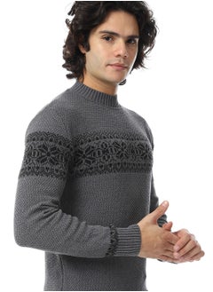 Caesar Wool Men Pullover With Multi Design  - Image 2