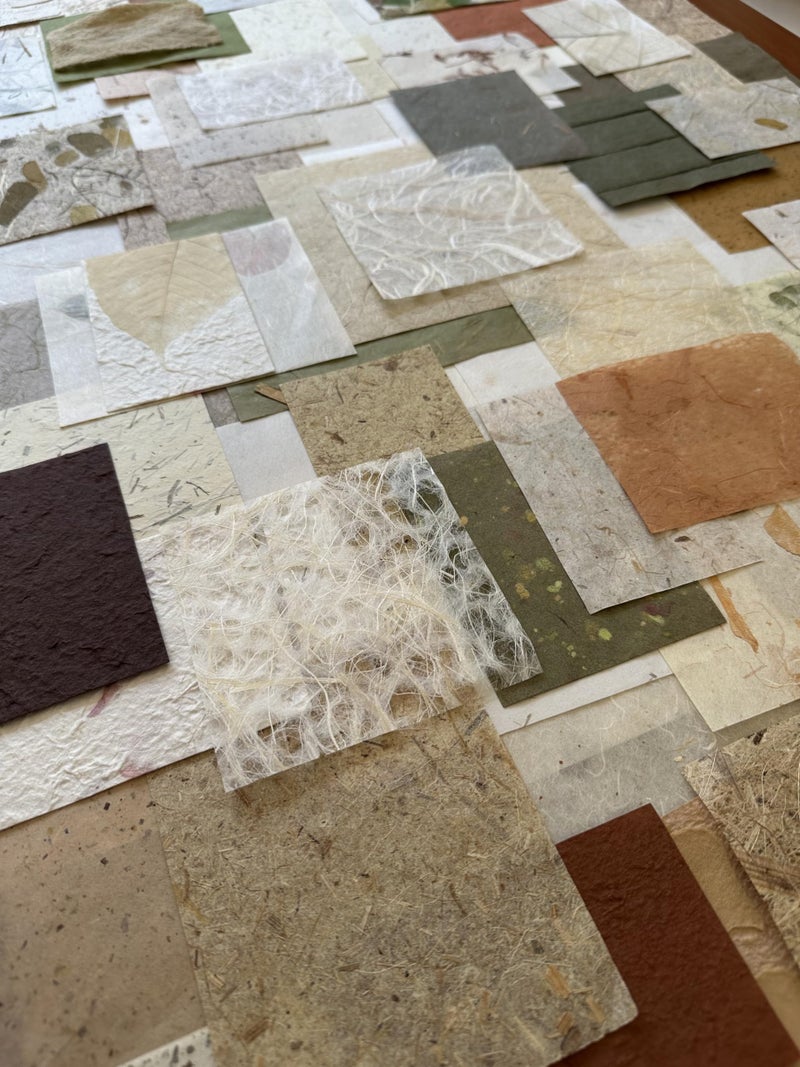 Kozo Studio - Mulberry Paper Scrap Pack Garden Grove Edition (100 Unique Pieces) | Premium Decorative Paper for Scrapbooking, Card Making, Collage, Mixed Media Crafts, and DIY Projects - Image 4