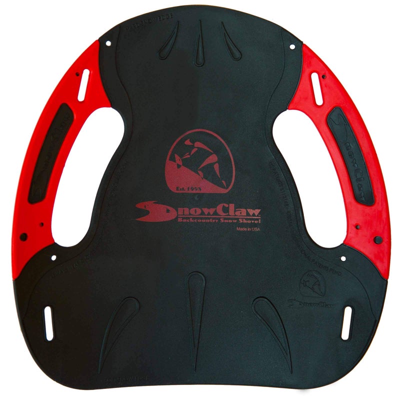 SnowClaw Backcountry Snow Shovel, Ultra-Light, Snow Anchor, Emergency Splint, Multi-Use Tool, Great for Digging Snow Caves, Easily Fits in Any Backpack - Red - Image 1