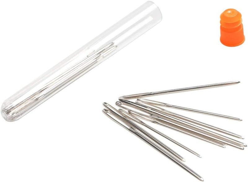 HEKISN Large-Eye Blunt Needles, Stainless Steel Yarn Knitting Needles, Sewing Needles, Crafting Knitting Weaving Stringing Needles,Perfect for Finishing Off Crochet Projects (9 Pieces) - Image 4