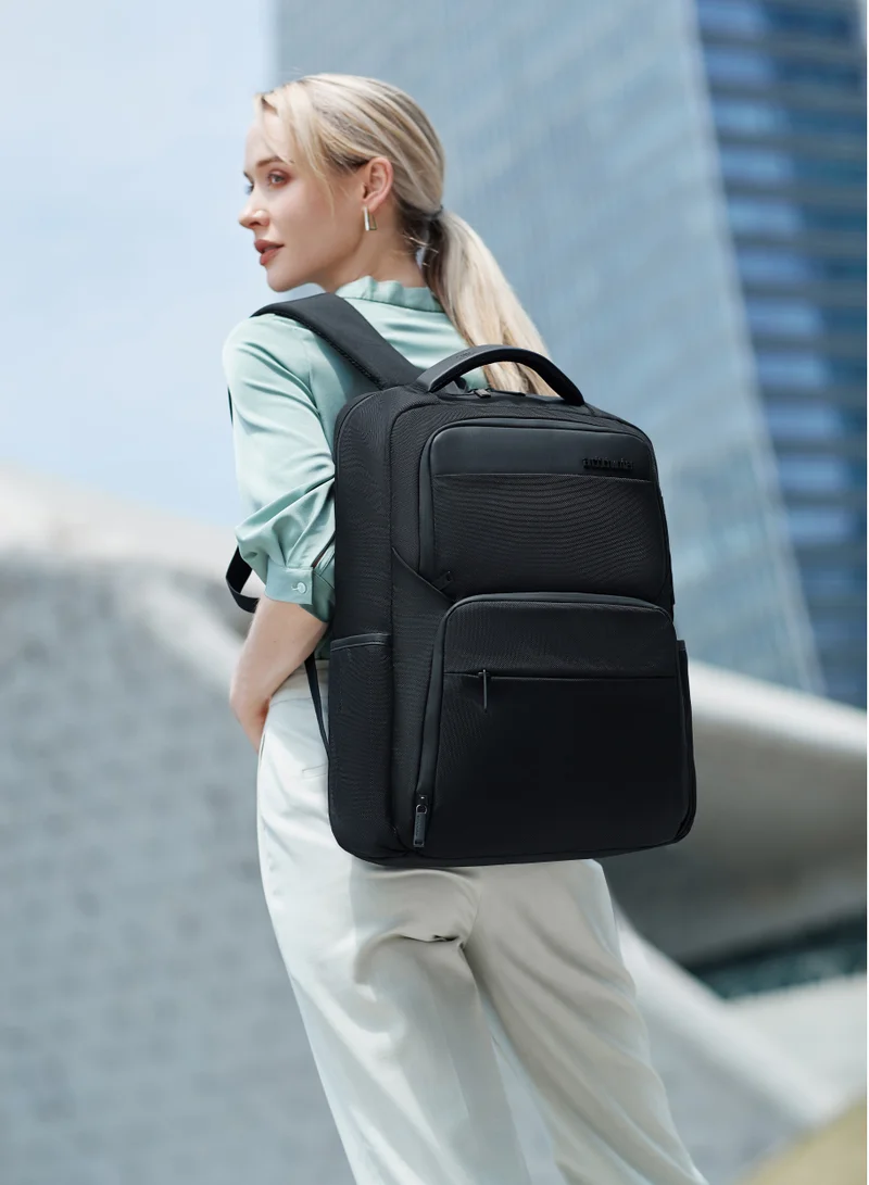 ARCTIC HUNTER Durable Casual Daypack Water Resistant 23 L Computer Bag with Luggage Carry Strap Built in USB port and Anti-Theft pockets for Men and Women B00113C Black