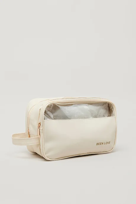 R&B Print Detail Toiletry Pouch