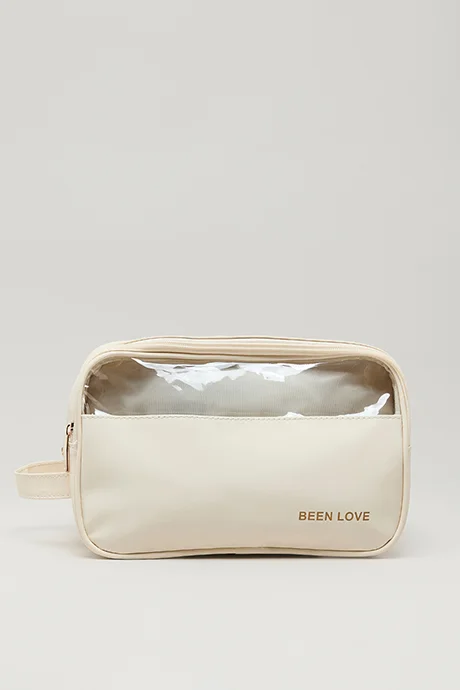 R&B Print Detail Toiletry Pouch