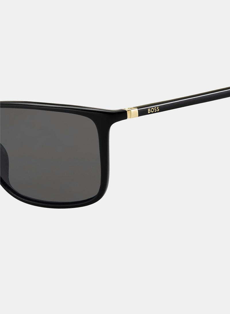 BOSS Men Square Sunglasses 57 BOSS 0665/S/IT - Image 4