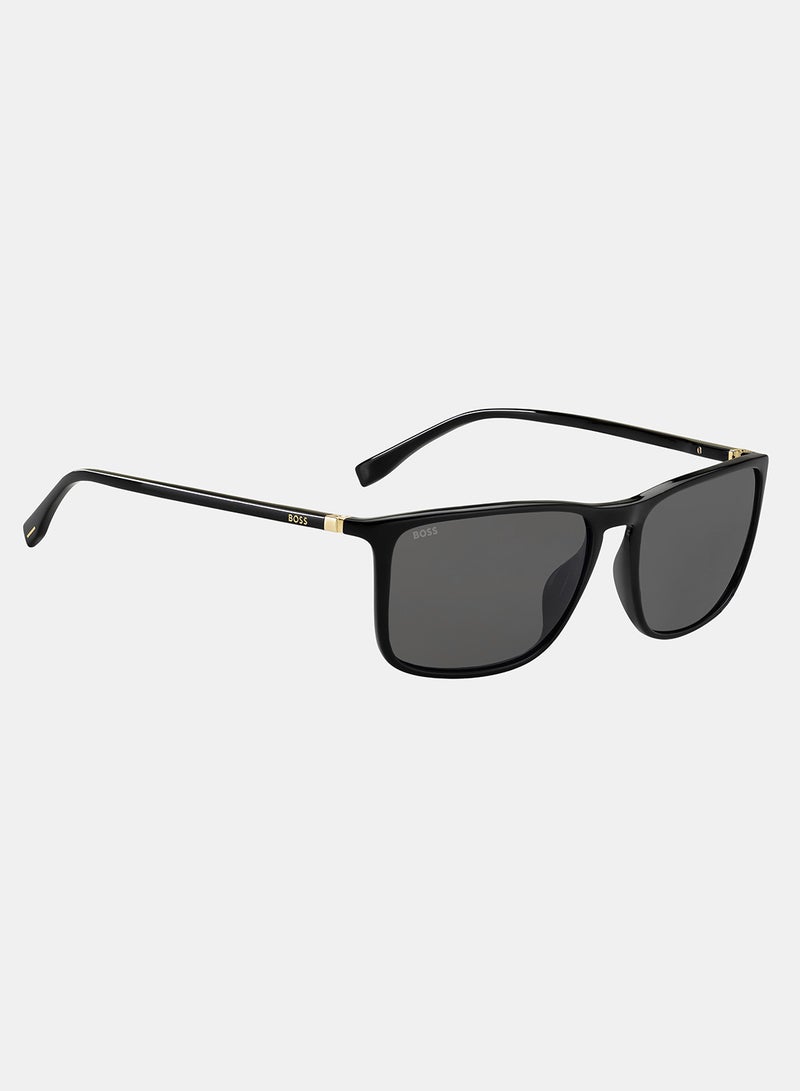 BOSS Men Square Sunglasses 57 BOSS 0665/S/IT - Image 2