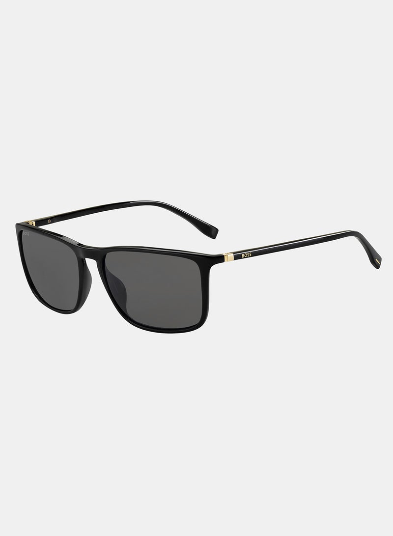 BOSS Men Square Sunglasses 57 BOSS 0665/S/IT - Image 1
