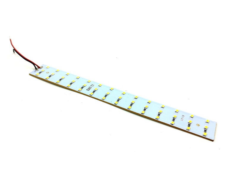 INVENTO 10Pcs 12V 15W 2835 LED Strip White Color 42 SMD LED Plate 200x25x2.5mm High Power Ultra Bright(alloy_steel) - Image 3