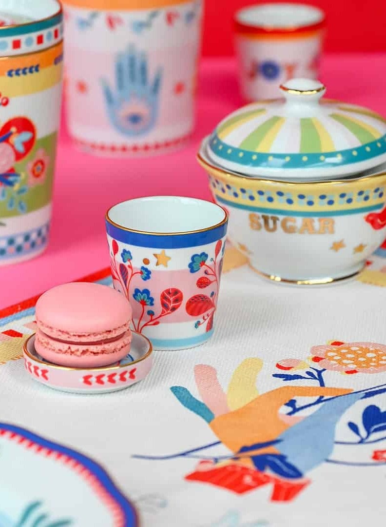 Baci milano Mamma Mia Porcelain Sugar Bowl – 10.5x9.5 cm - Image 4