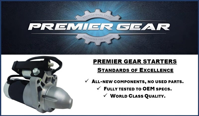 Premier Gear PG-19068 Starter Replacement for Pathfinder, Titan, Armada, QX80, QX56, NV2500, Titan XD, NV3500, Q70, QX70, Q70L, M56, FX50, M001T30671, M001T30671ZC, M001T30671ZCKD - Image 2