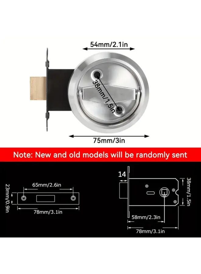 Double Sided Stainless Steel Mortise Lock With Keyed Deadbolt And Ring Handle - Image 4