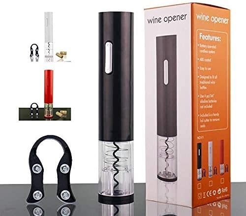 RHYDON RHYDON Electric Wine Bottle Opener Set Automatic Corkscrew Wine Opener Kit for Wine Lovers Battery Operated Wine Cork Opener Remover Set with Foil Cutter - Image 5