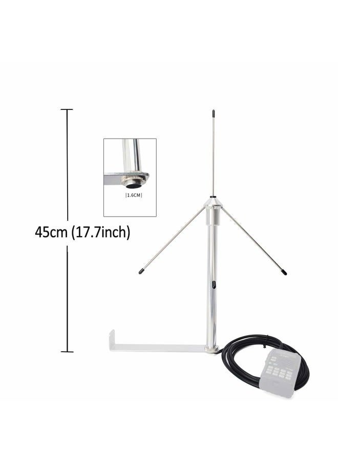 HYS 433Mhz 3dbi Omni Antenna 50 Ohm GSM Aerial W/3M(9.8ft) RG58 Coaxial Cable SMA Male Plug and Mounting Bracket - Image 3