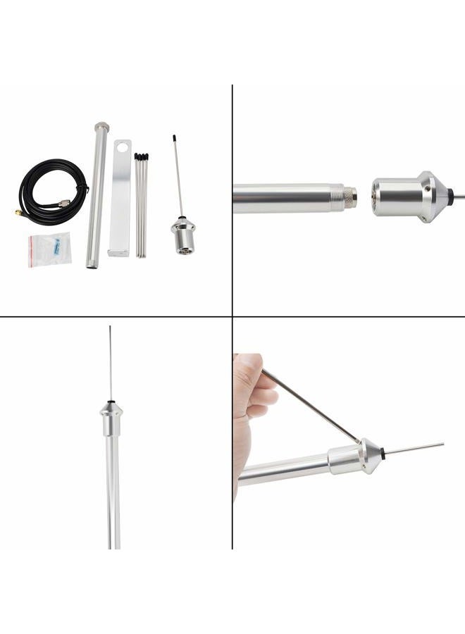 HYS 433Mhz 3dbi Omni Antenna 50 Ohm GSM Aerial W/3M(9.8ft) RG58 Coaxial Cable SMA Male Plug and Mounting Bracket - Image 4