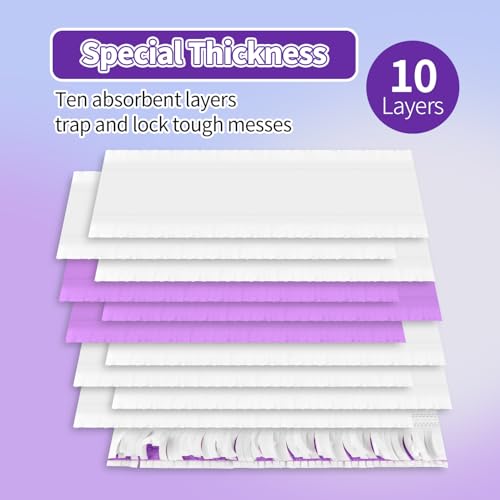 Vowanop Power Mop Pads Compatible with Swiffer Power Mop, Disposable Mopping Pads Refills for Cleaning Multi-Surface Wood Floor Replacement Pads, 10 Count - Image 4