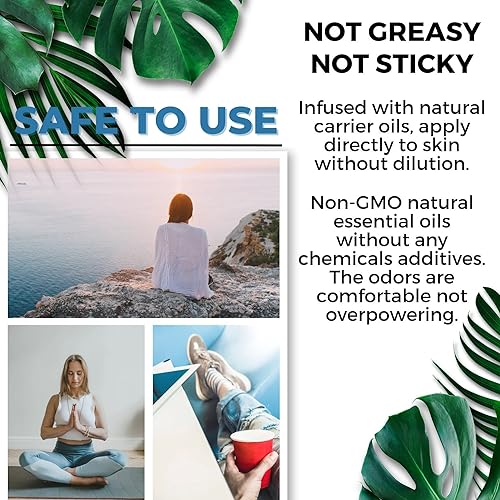 Benatu Essential Oil Roll On Set (Dream, Lavender, Chamomile), Aromatherapy Roller for Massage, Body Skin Care, Home - Natural Fragrance Gift for Women and Men - Image 5