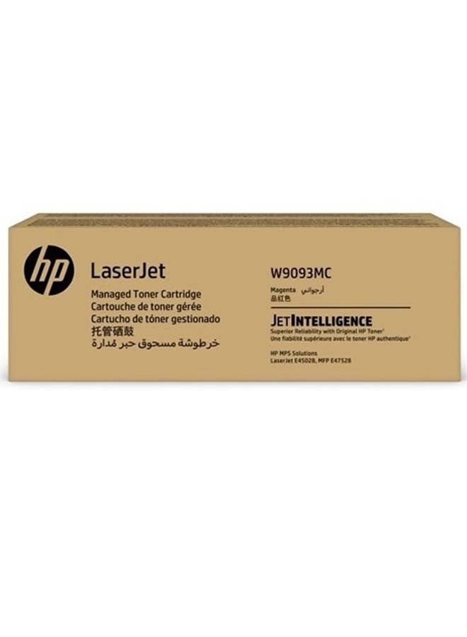 HP خراطيش تونر HP W9093MC ماجينتا الأصلية 6,900 صفحة MFP E47528f E45028dn - Image 1