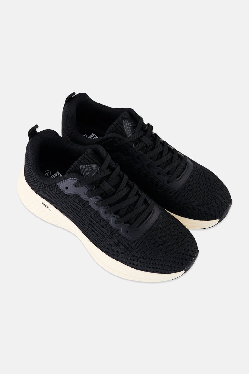 RBX Men brand Logo Lace Up Outdoor Shoes, Black - Image 2