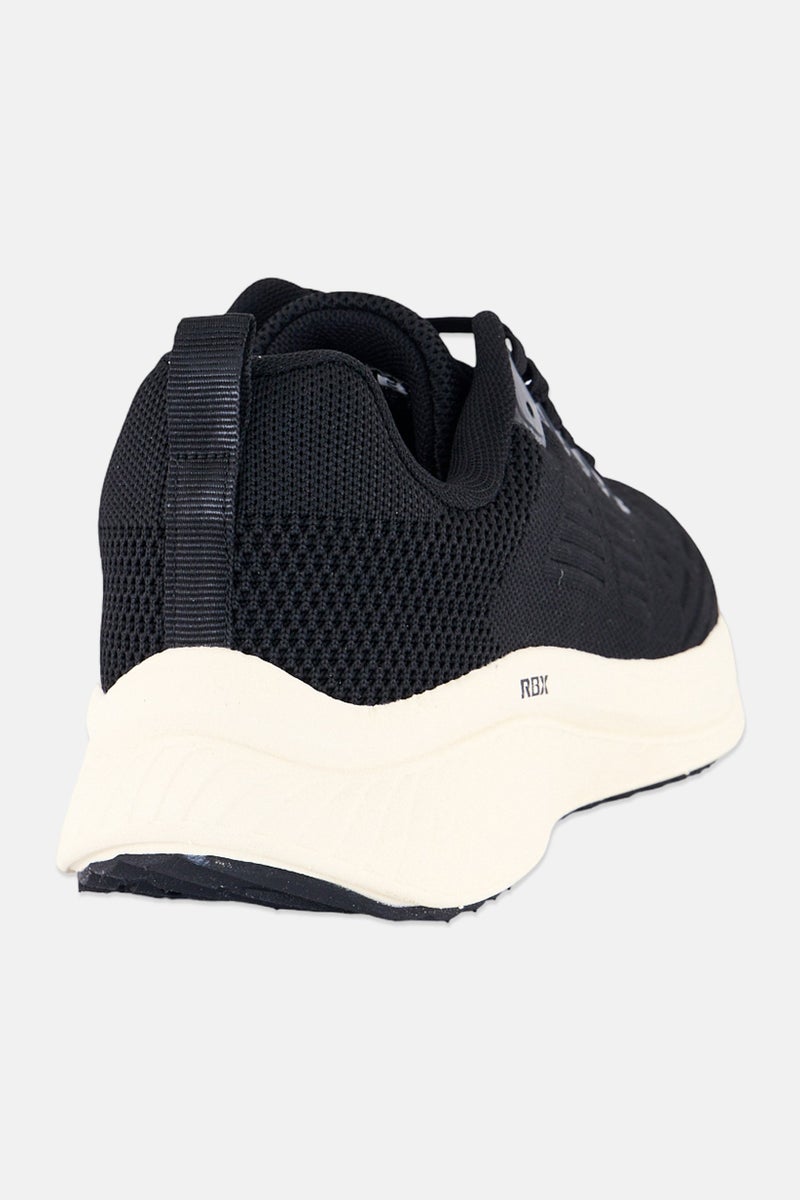 RBX Men brand Logo Lace Up Outdoor Shoes, Black - Image 3