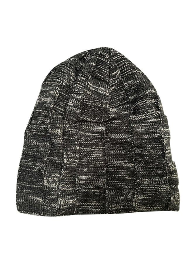 monochef Beanie for Men Women Hats Winter Slouchy Beanies Guys Cool Lined Knit Trendy Soft Stretch Warm Thick Skully Stocking Binie Hat Skull Cap Black, Gray - Image 4