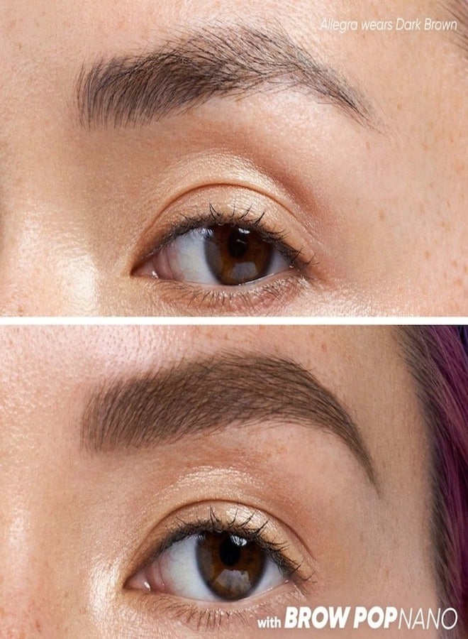Kosas Brow Pop Nano Ultra-Fine Detailing & Feathering Eyebrow Pencil, Dark Brown - Rich Dark Brown 0.03g - Image 2
