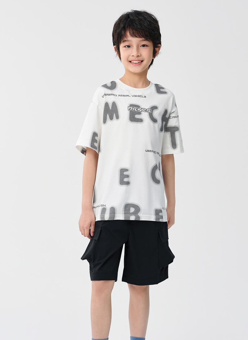 Balabala Kids Boy Knit short sleeve suit  - Image 1