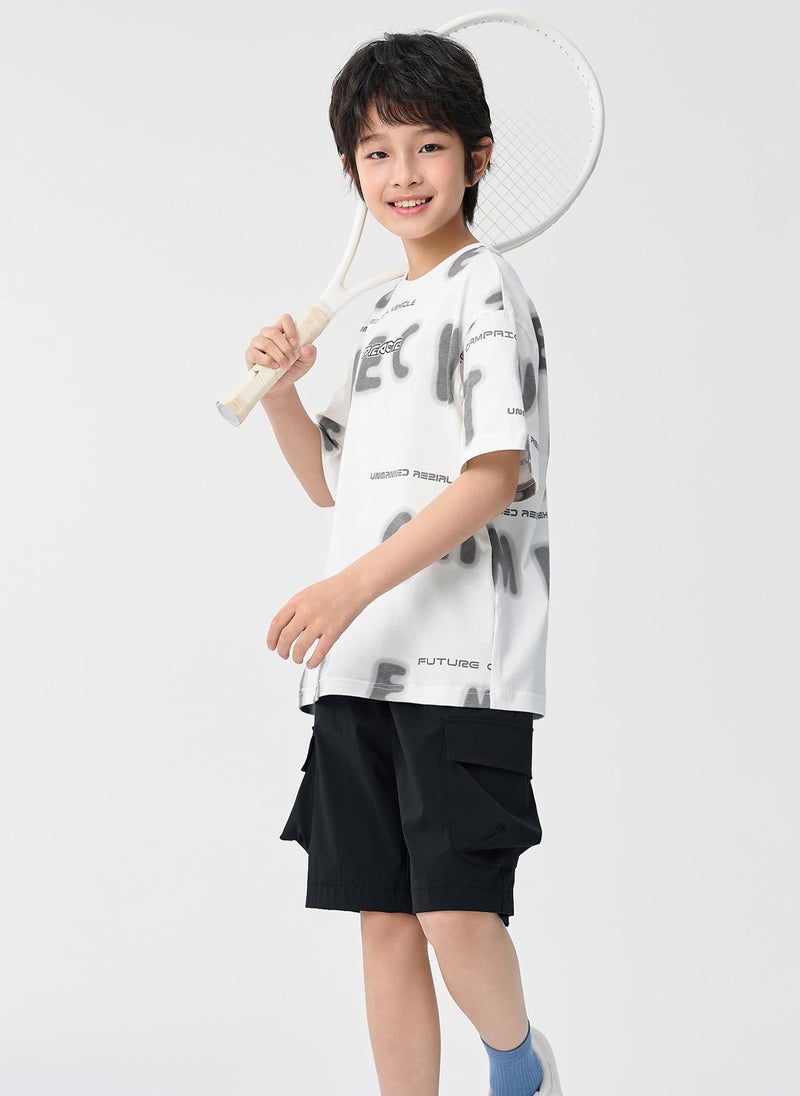 Balabala Kids Boy Knit short sleeve suit  - Image 2