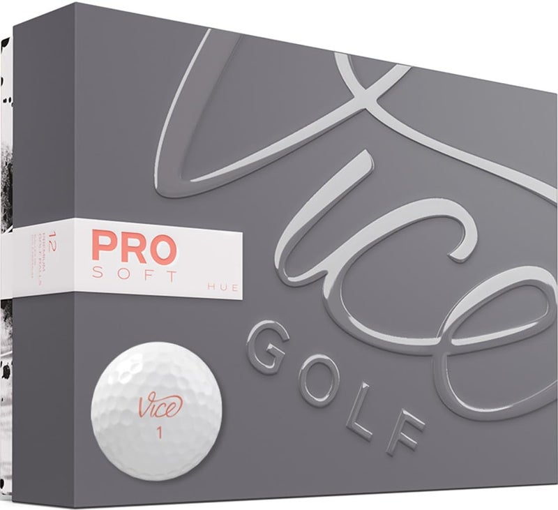 VICE Pro Soft Golf Balls (Prior Model), Living Coral - Image 5
