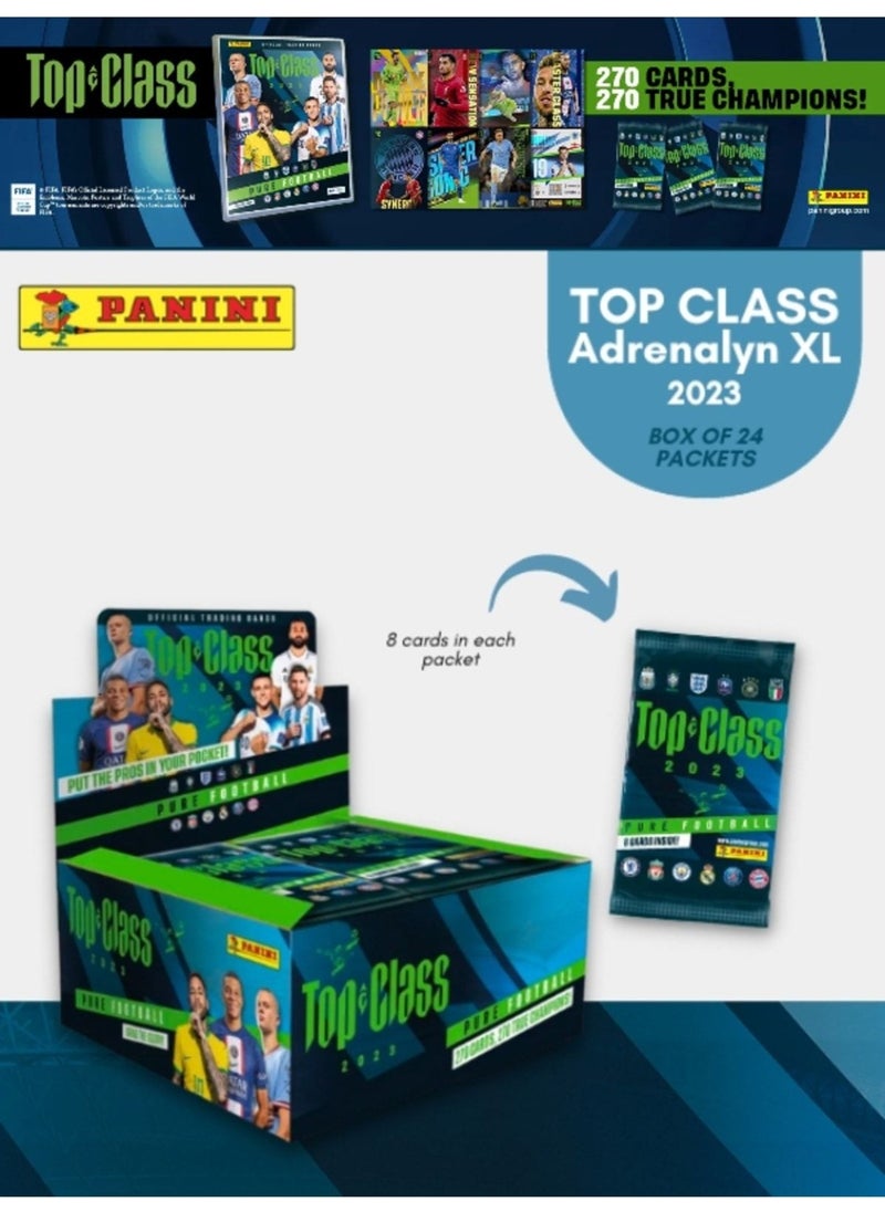 Toyfest - Panini Fifa Top Class 2023 Football Cards - 1 Pack ( 8 Cards ) - Image 1