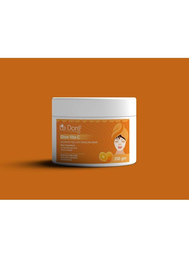 Le Dore Glow Vitac Alginate Peel Off Mask (250 Gms) ; Skin Glow & Hydrating - Image 3