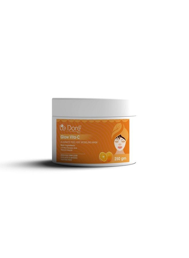 Le Dore Glow Vitac Alginate Peel Off Mask (250 Gms) ; Skin Glow & Hydrating - Image 2