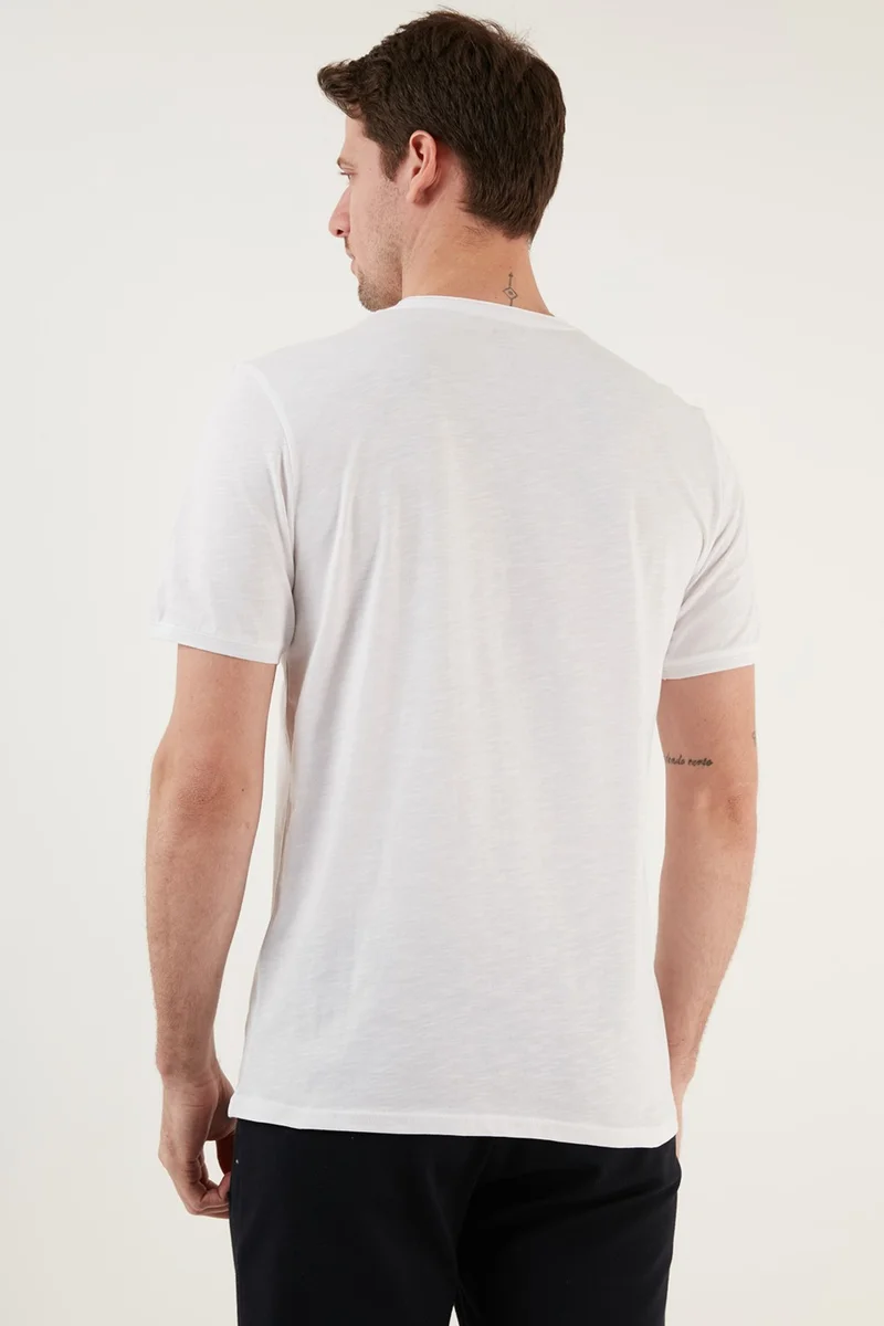 Buratti 100% Cotton Regular Fit Crew Neck T Shirt Men's T Shirt 5902617