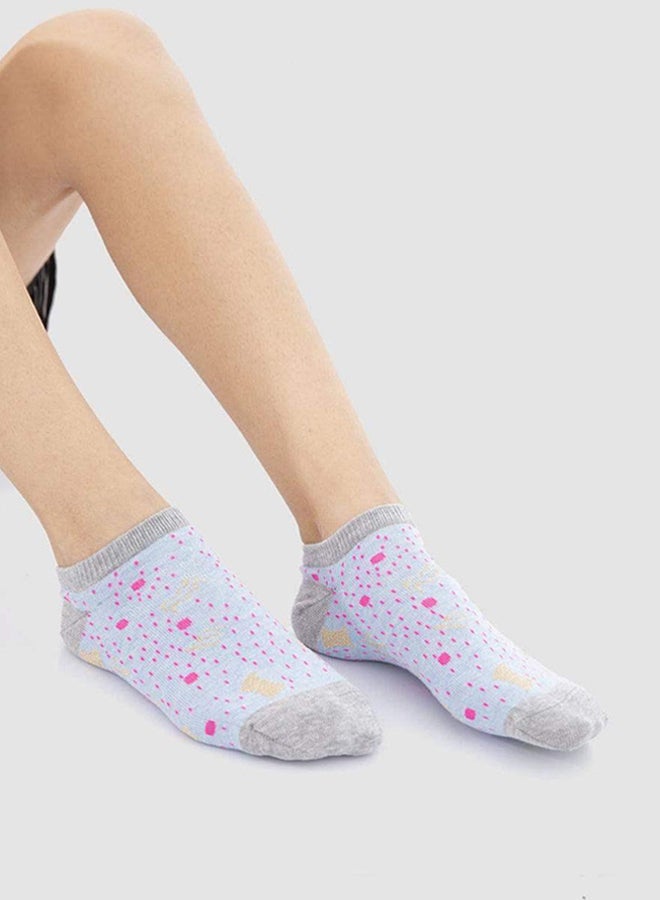 Carina Printed Ankle Socks - 3 Pairs - Image 4