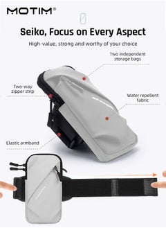 Cell Phone Arm Band Mobile Phone Holder Sports Arm Bag,  Waterproof Phone Arm Case Running Phone Strap Band, Outdoor Running Bag, Travel Wallet Bag for Smartphones up to 7 Inches, Grey - pzsku/Z999064785C2BED34F6C8Z/45/_/1702976620/530b80f8-5aed-47ce-9736-8df025c0affe