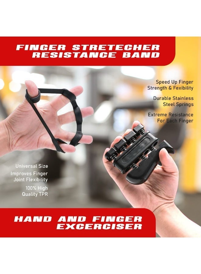 BOLTIX Grip Strength Trainer Kit (6 Pack) - Finger Exerciser, Hand Grip Strengthener, Stress Relief Ball and Forearm Workout Ring - Image 3