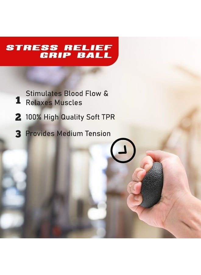 BOLTIX Grip Strength Trainer Kit (6 Pack) - Finger Exerciser, Hand Grip Strengthener, Stress Relief Ball and Forearm Workout Ring - Image 5