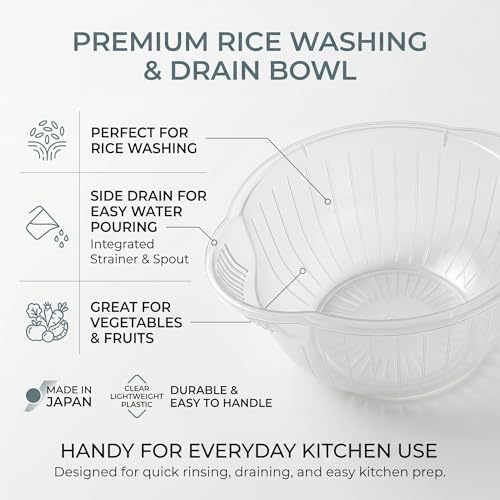 Inomata Plastic Japanese Bowl, 9-3/4-Inch, Clear - Image 5