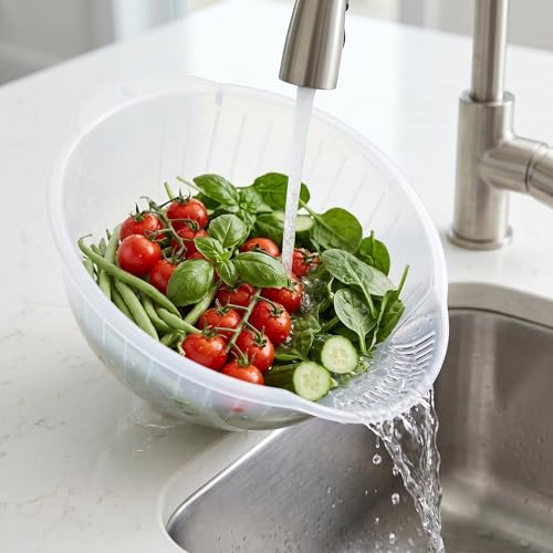 Inomata Plastic Japanese Bowl, 9-3/4-Inch, Clear - Image 3