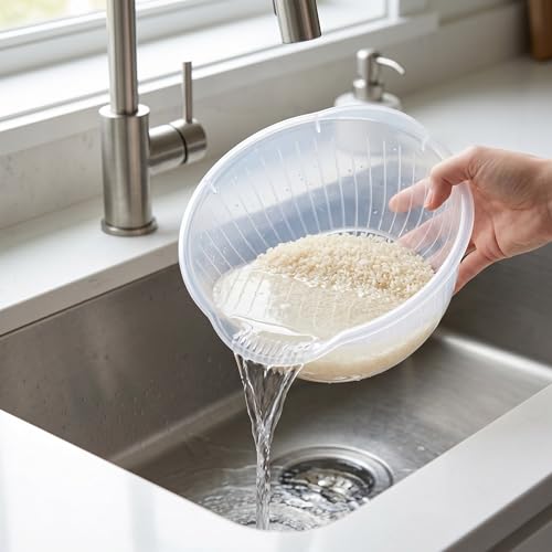 Inomata Plastic Japanese Bowl, 9-3/4-Inch, Clear - Image 2
