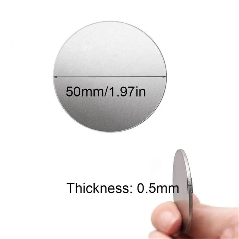 1pcs 304 Stainles Steel Round Plate Circular Sheet Disc Disk Thickness 0.5mm 1mm 1.5mm 2mm Dia 50mm 60mm 80mm 100mm(60mmx2mm) - Image 4