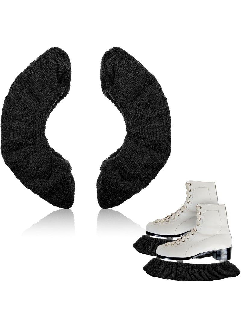 Genetic 1 Pair Ice Skate Blade Covers Protector, Skate Guards, Figure and Hockey Skates,  Skate Covers Soft Plush, Ice Skate Soakers, Ice Skating Accessories for Men Women Boys Girls - Image 1