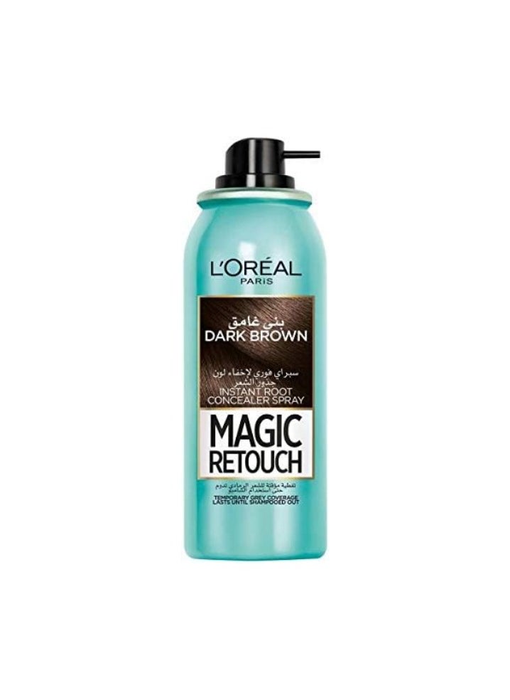 L'OREAL PARIS - Loreal Paris Magic Retouch Instant Root Concealer Dark Brown 75 Ml - Image 1