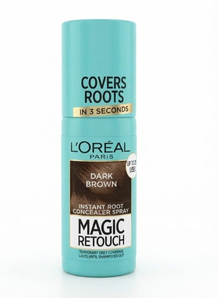 L'OREAL PARIS Magic Retouch Instant Root Concealer Dark Brown 75 Ml