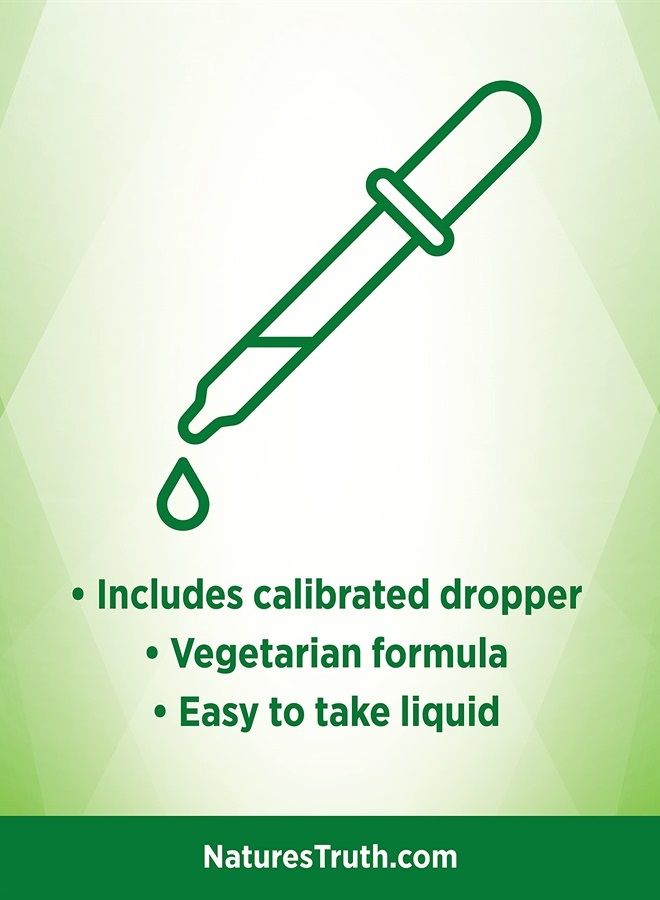 Nature's Truth فيتامين ب المركب سائل تحت اللسان | 2 أونصة | نكهة التوت الطبيعية | نباتي، خالي من الكائنات المعدلة وراثيًا وخالي من الغلوتين | من ناتشرز تروث - Image 3