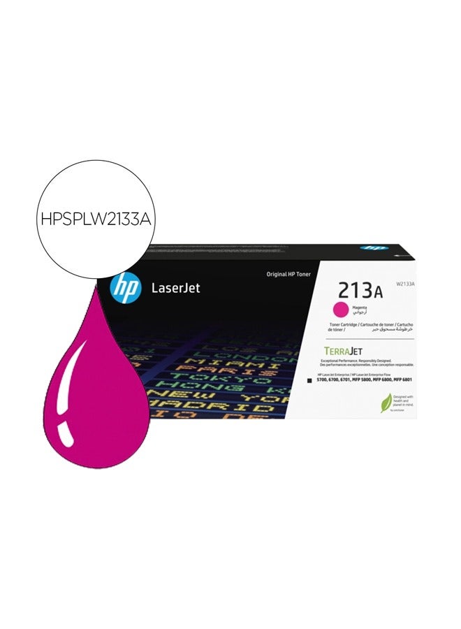 HP 213A Magenta Original LaserJet Toner Cartridge, W2133A Magenta - Image 3