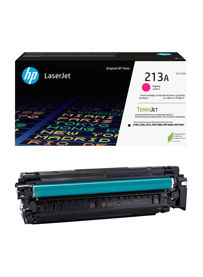 HP 213A Magenta Original LaserJet Toner Cartridge, W2133A Magenta - Image 2
