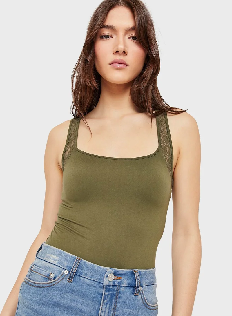 Ardene Knitted Crop Tank Top
