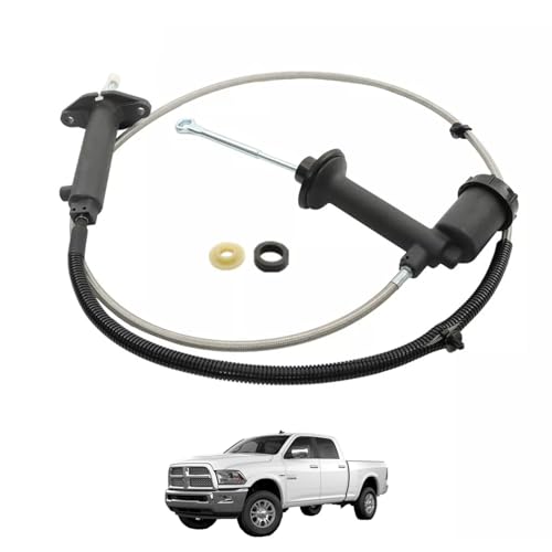Prefer Warehouse Pre-Filled Hydraulic Clutch Master & Slave Cylinder & Line Kit Assembly Compatible with Dodge Ram 2500 3500; Ram 2500 3500 2003-2012 Replace CC649073 68066098AA - Image 3
