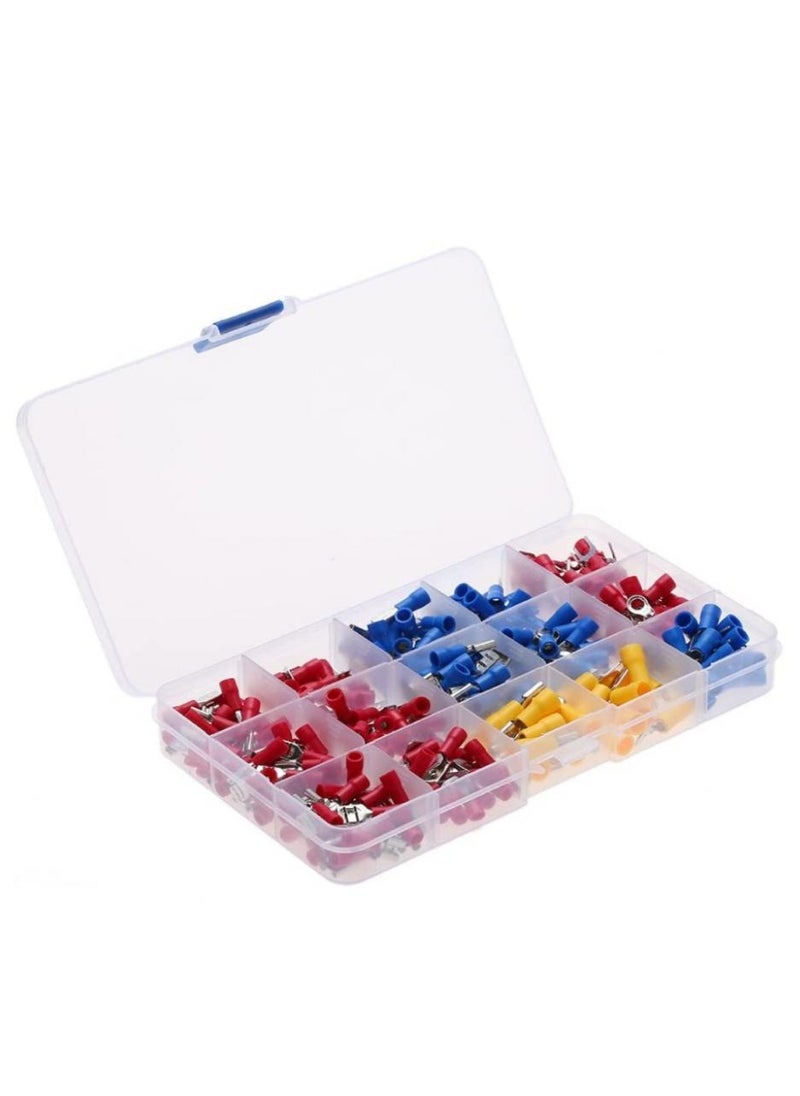 AIWANTO 280Pcs Electrical Wire Cable Connector Assorted Crimp Spade Terminal Insulated Kit Set Male Female  - Image 1