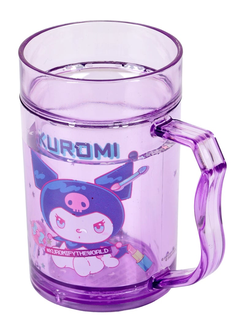 Sanrio Kuromi Plastic Mug With Lid - Image 2