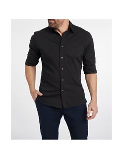 REOCLE Men's Dress Shirts Solid Long Sleeve Stretch Wrinkle-Free Formal Shirt Business Casual Button Down Shirts Regular Fit Dress Shirts  - Image 2
